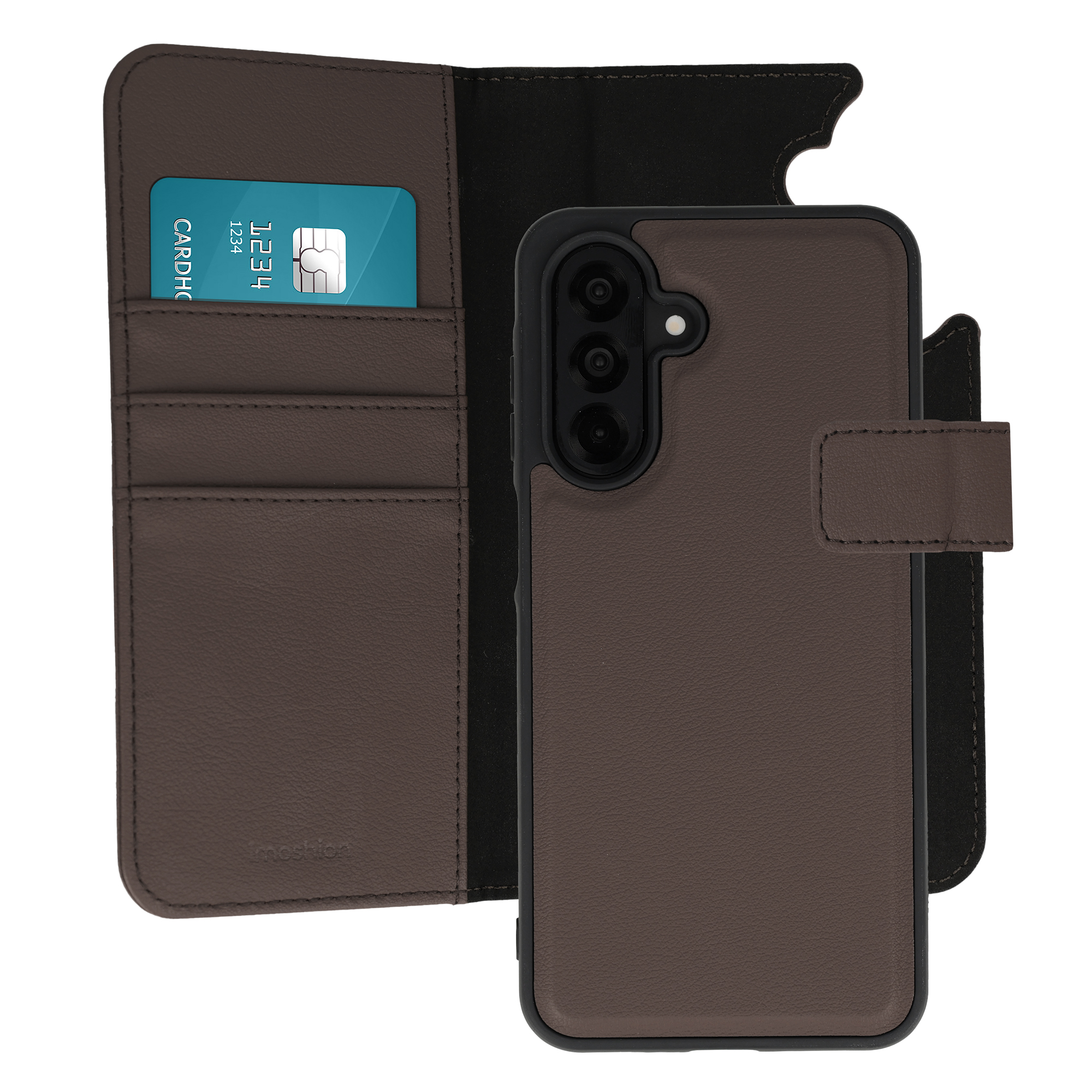 imoshion Herausnehmbare 2-in-1 Luxus-Bookcase für das Samsung Galaxy A26 - Braun