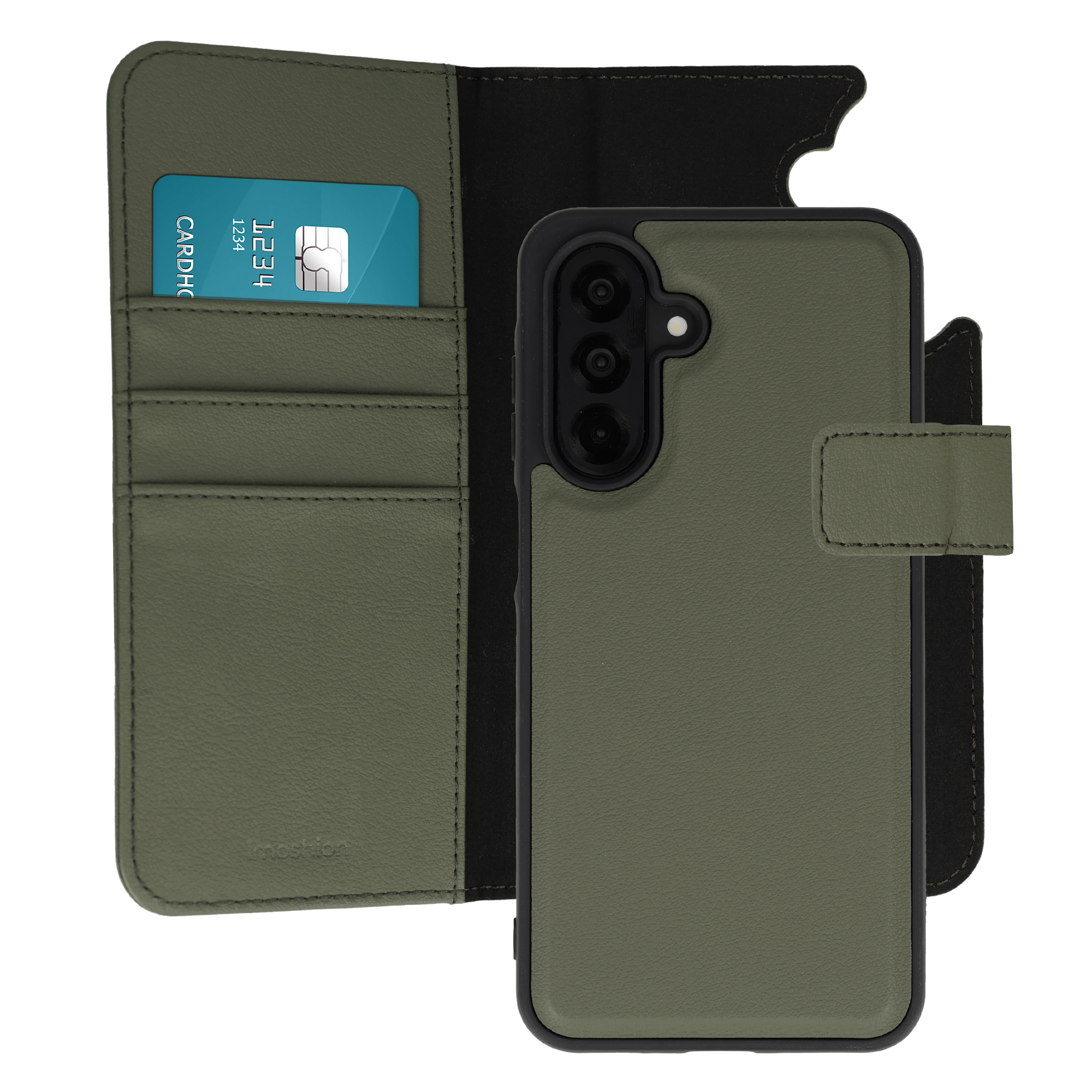 imoshion Herausnehmbare 2-in-1 Luxus-Bookcase für das Samsung Galaxy A26 - Grün