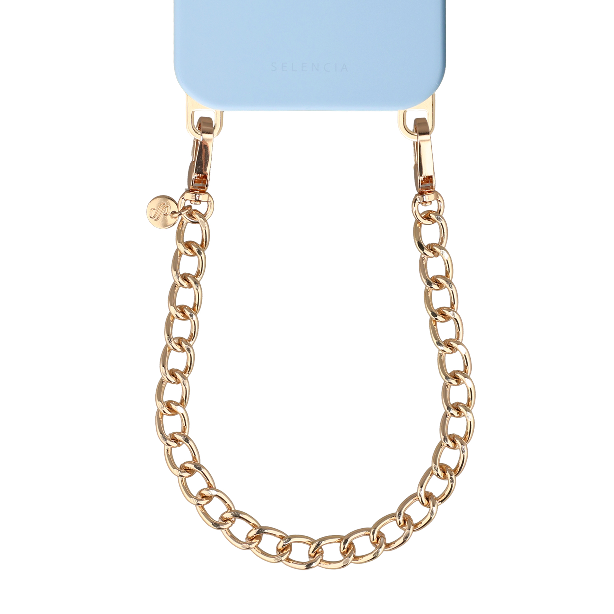 Selencia Bold Chain-Handykette - Gold