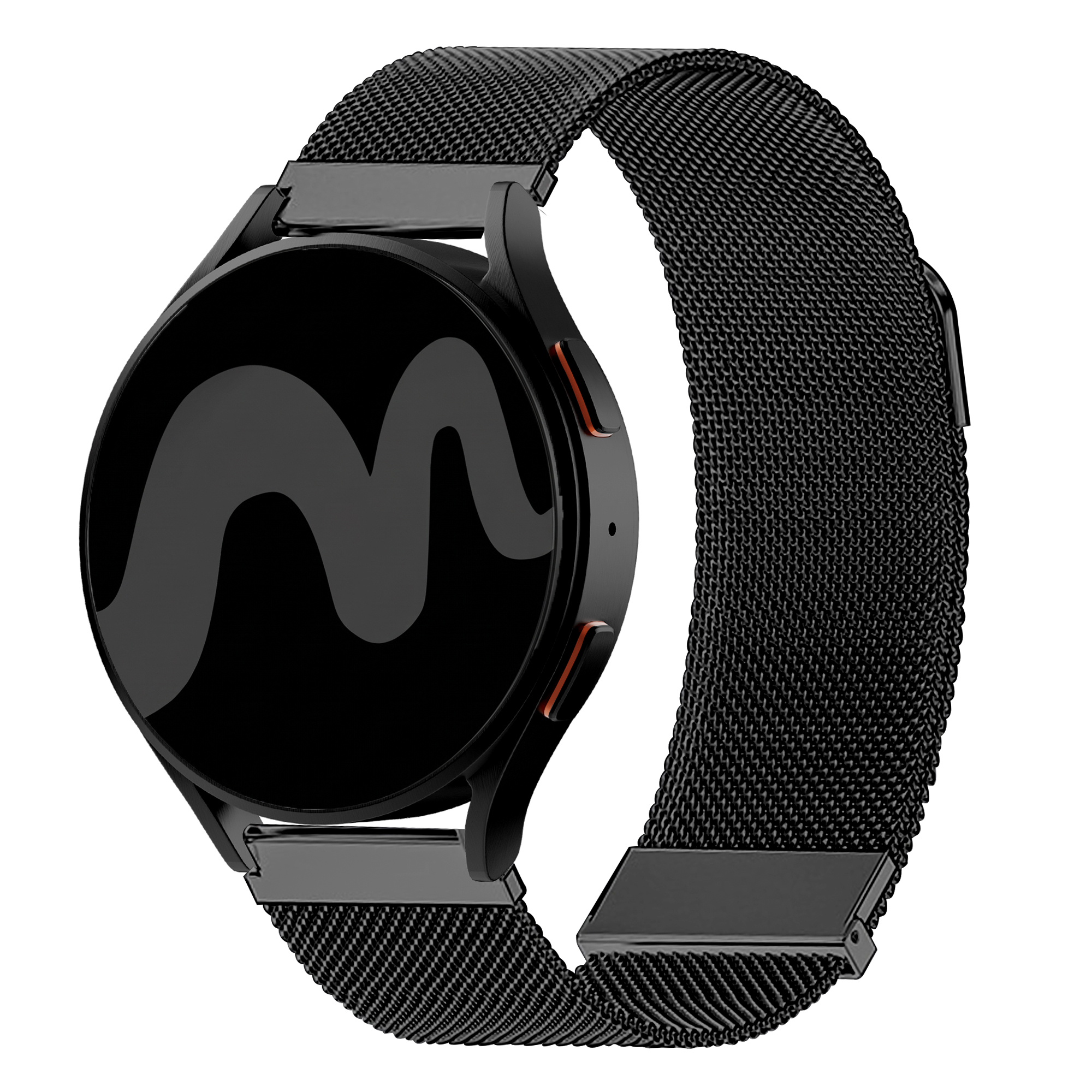imoshion Mailändische Magnetarmband - Universelle 18 mm Anschluss - Schwarz