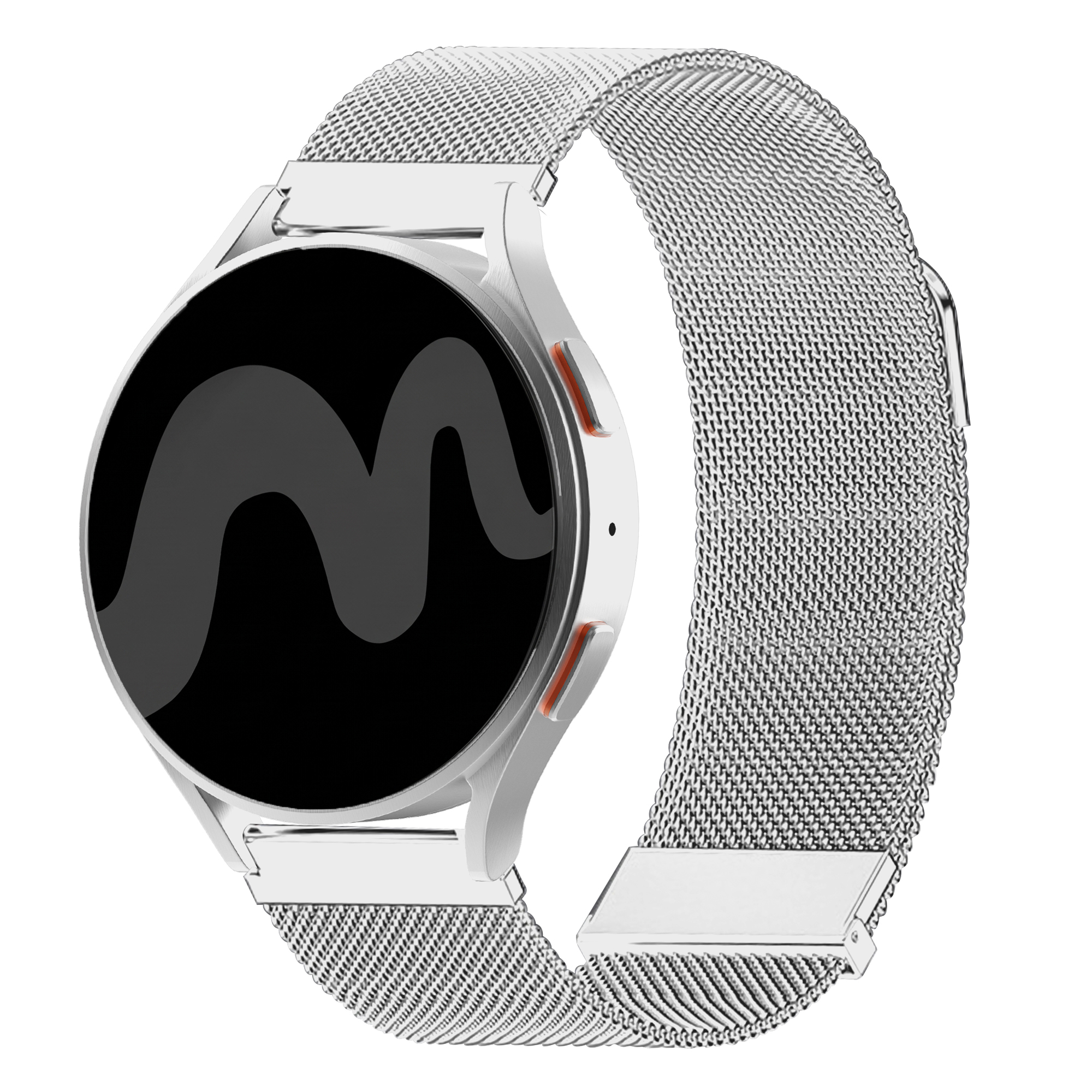 imoshion Mailändische Magnetarmband - Universelle 22 mm Anschluss - Silber