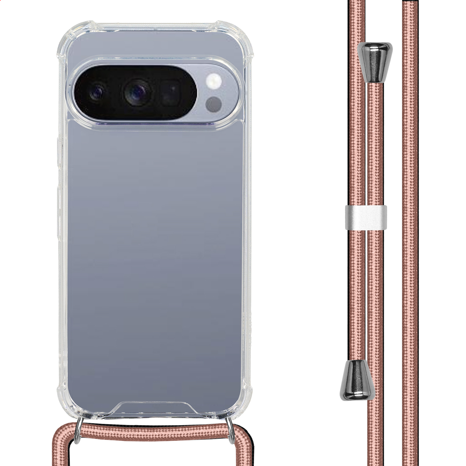 imoshion Transparentes Backcover mit Band für das Google Pixel 11 Pro - Schwarz