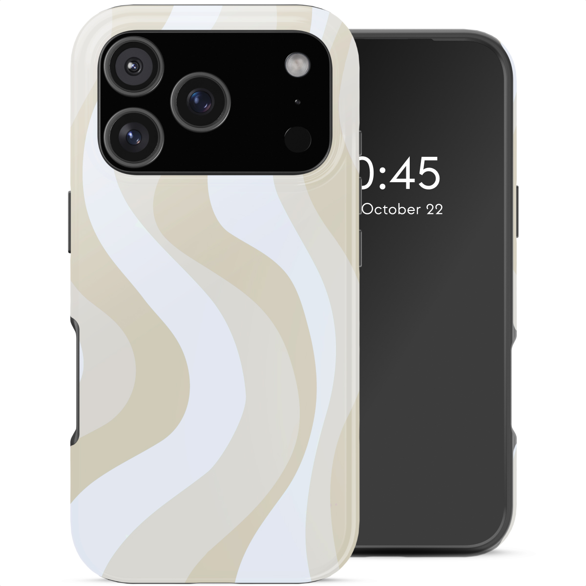 Selencia Vivid Back Cover für das Apple iPhone 18 Pro / 17 Pro - Desert Waves Beige
