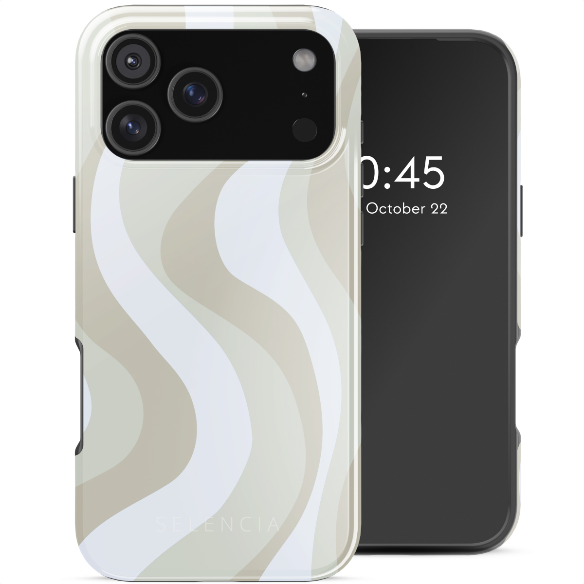 Selencia Vivid Rückabdeckung mit MagSafe für das Apple iPhone 18 Pro Max / 17 Pro Max - Desert Waves Beige