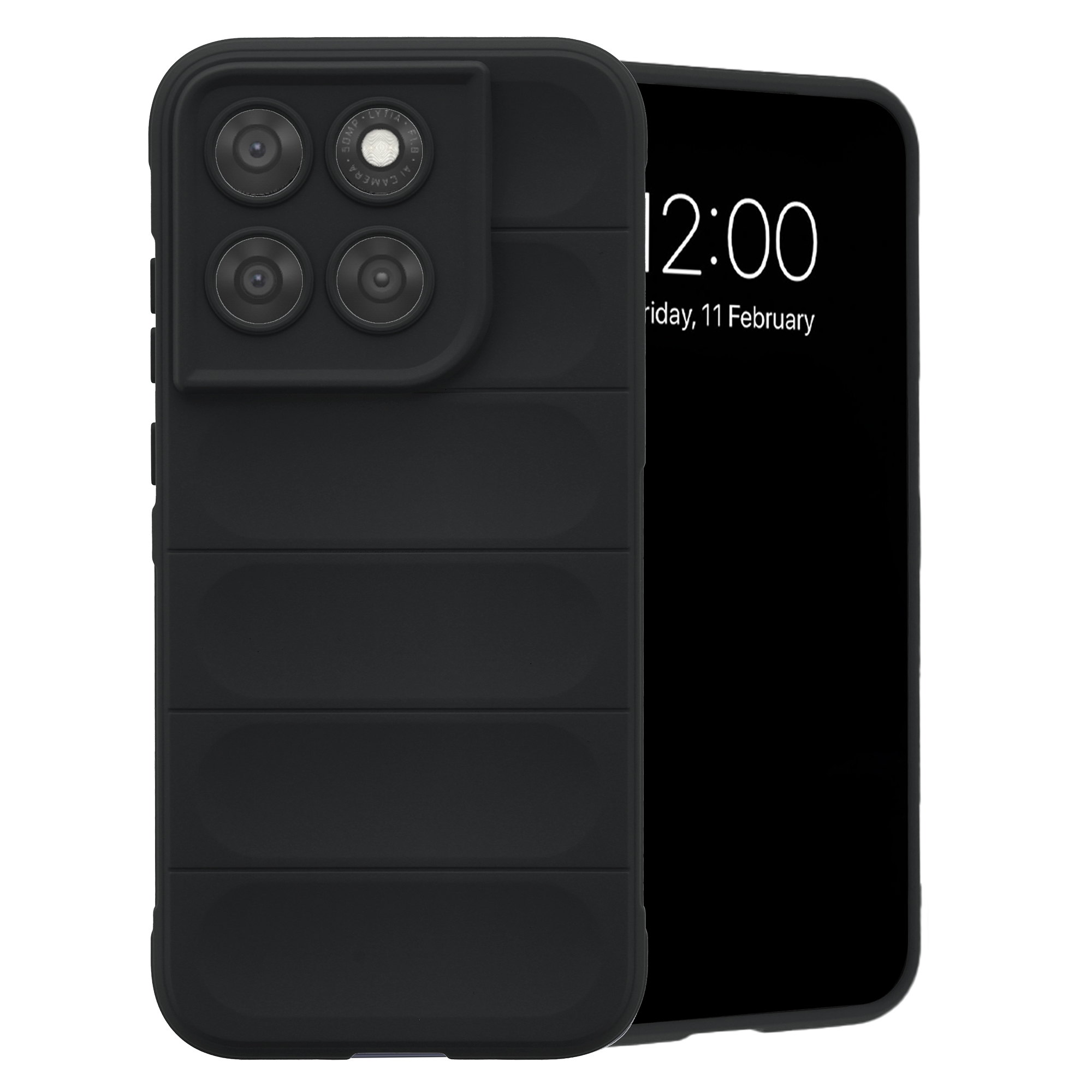 imoshion EasyGrip Backcover für das Motorola Moto G77 - Schwarz