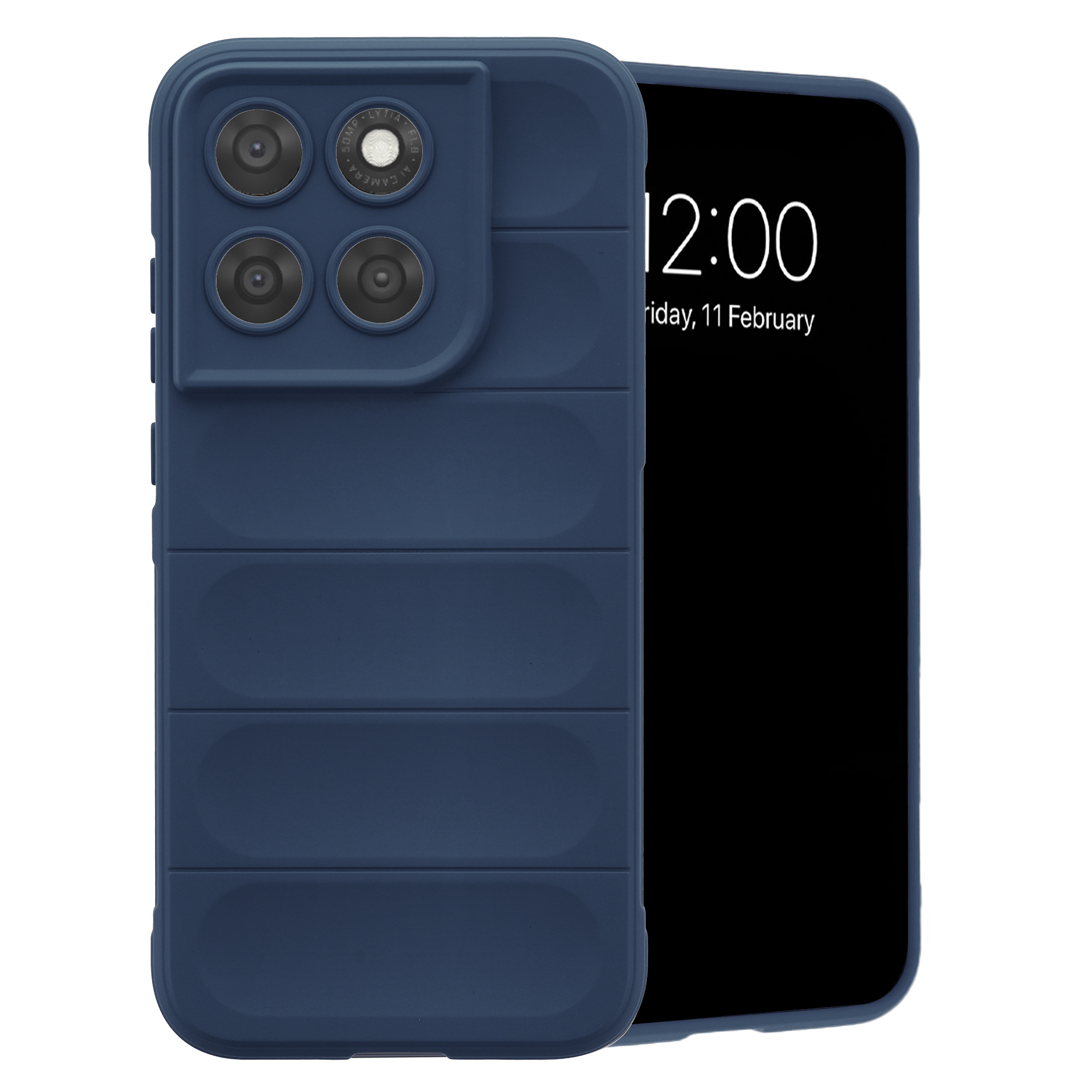 imoshion EasyGrip Backcover für das Motorola Moto G77 - Dunkelblau