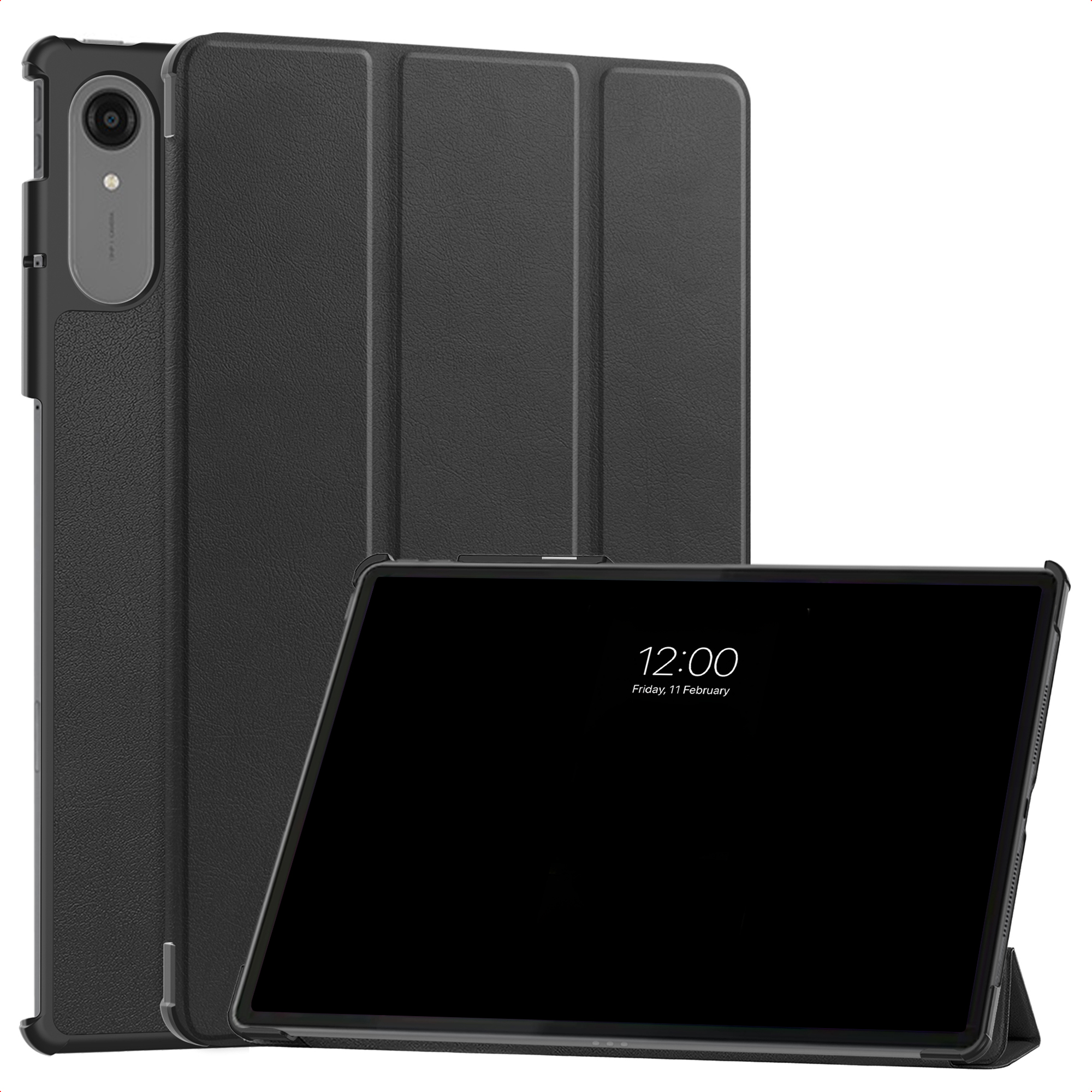 imoshion Trifold Klapphülle für das Lenovo Idea Tab Pro Gen 2 - Schwarz