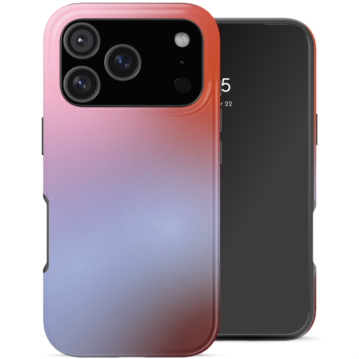 Selencia Vivid Rückabdeckung mit MagSafe für das Apple iPhone 18 Pro / 17 Pro - Gradient Soft Blush