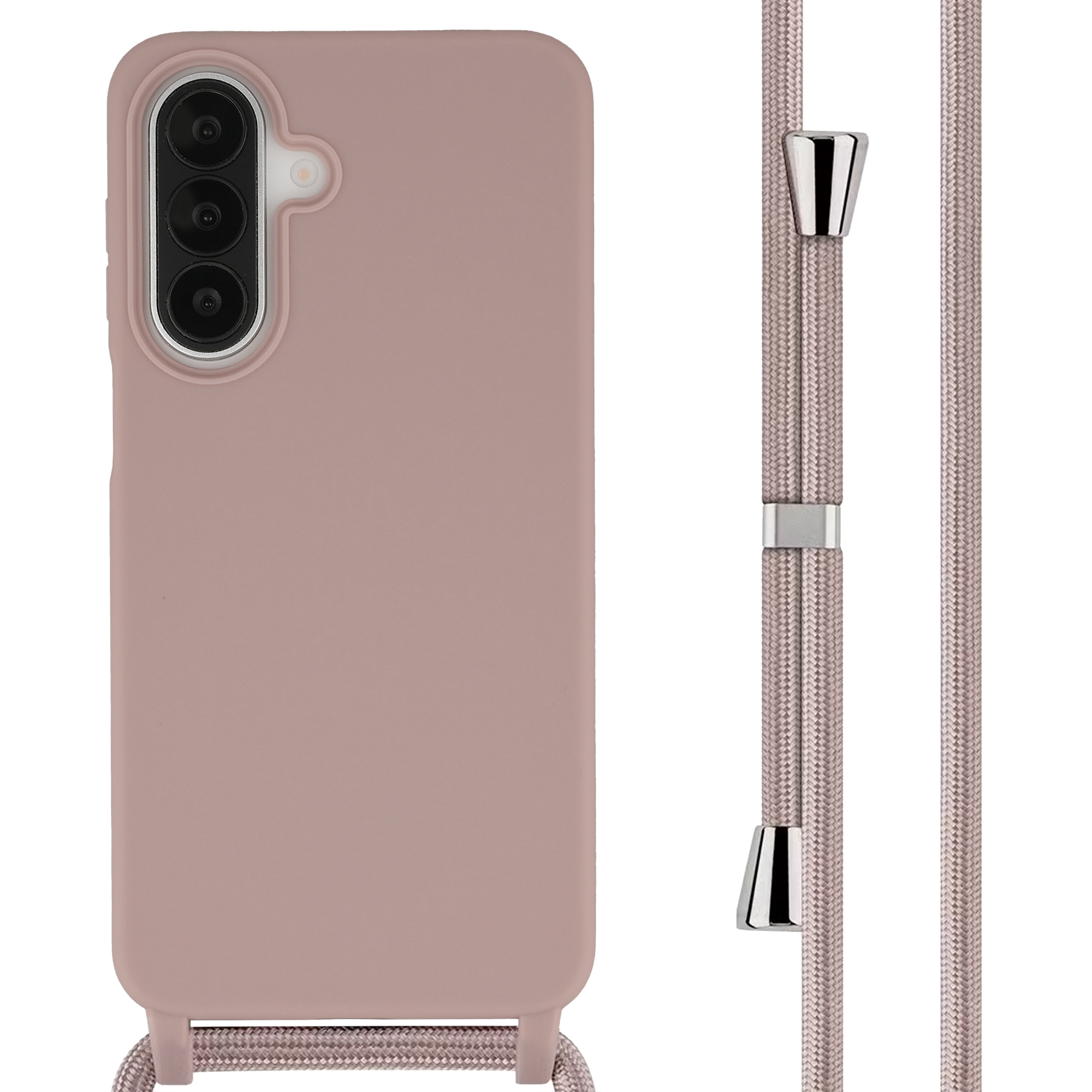 imoshion SilikonHülle mit Band für das Samsung Galaxy A27 (5G) - Sand Pink