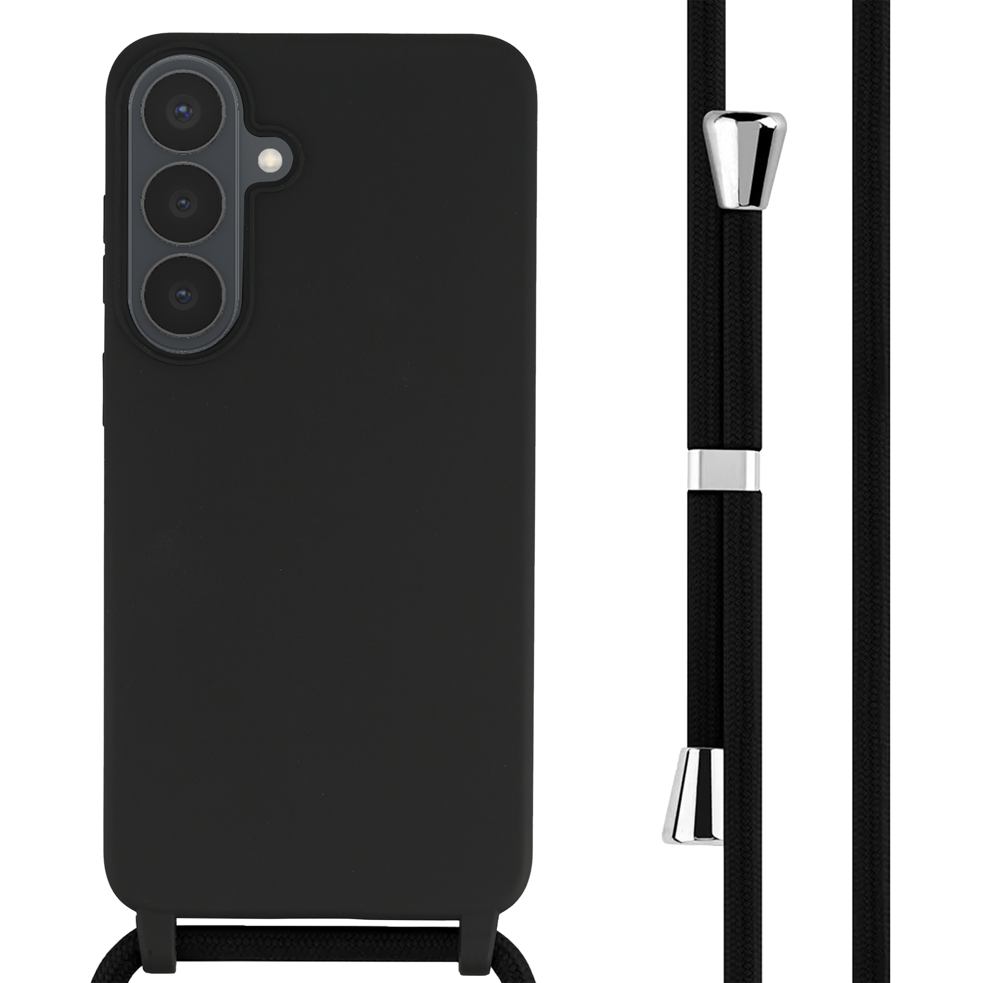 imoshion SilikonHülle mit Band für das Samsung Galaxy S26 FE - Schwarz