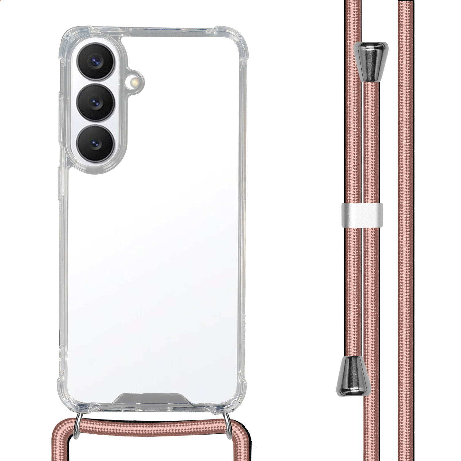 imoshion Transparentes Backcover mit Band für das Samsung Galaxy S26 FE - Schwarz