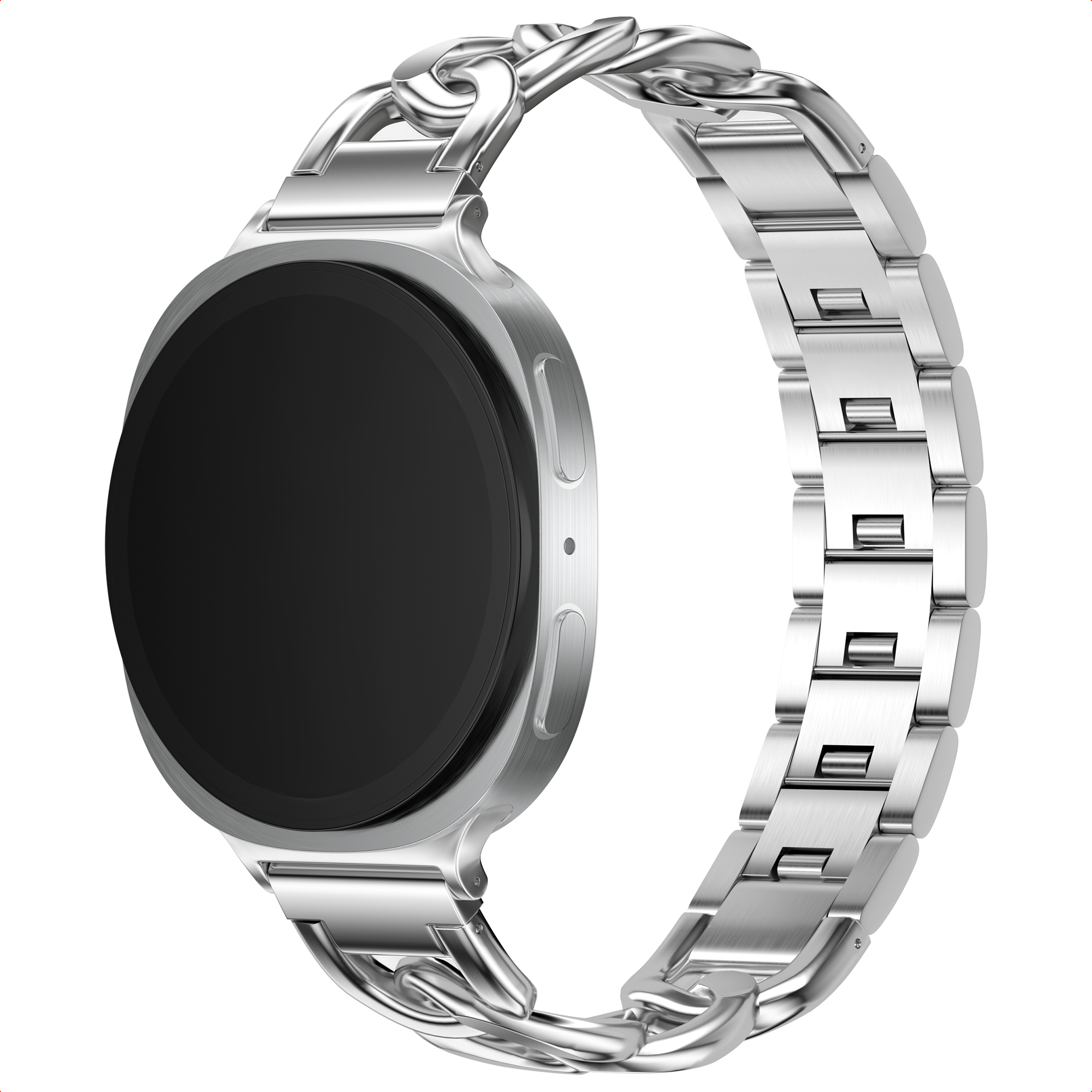 Selencia Chain Armband für Samsung Galaxy Watch 9 (40/44mm) / Watch 8 (40/44mm) / Classic (46mm) - Silber