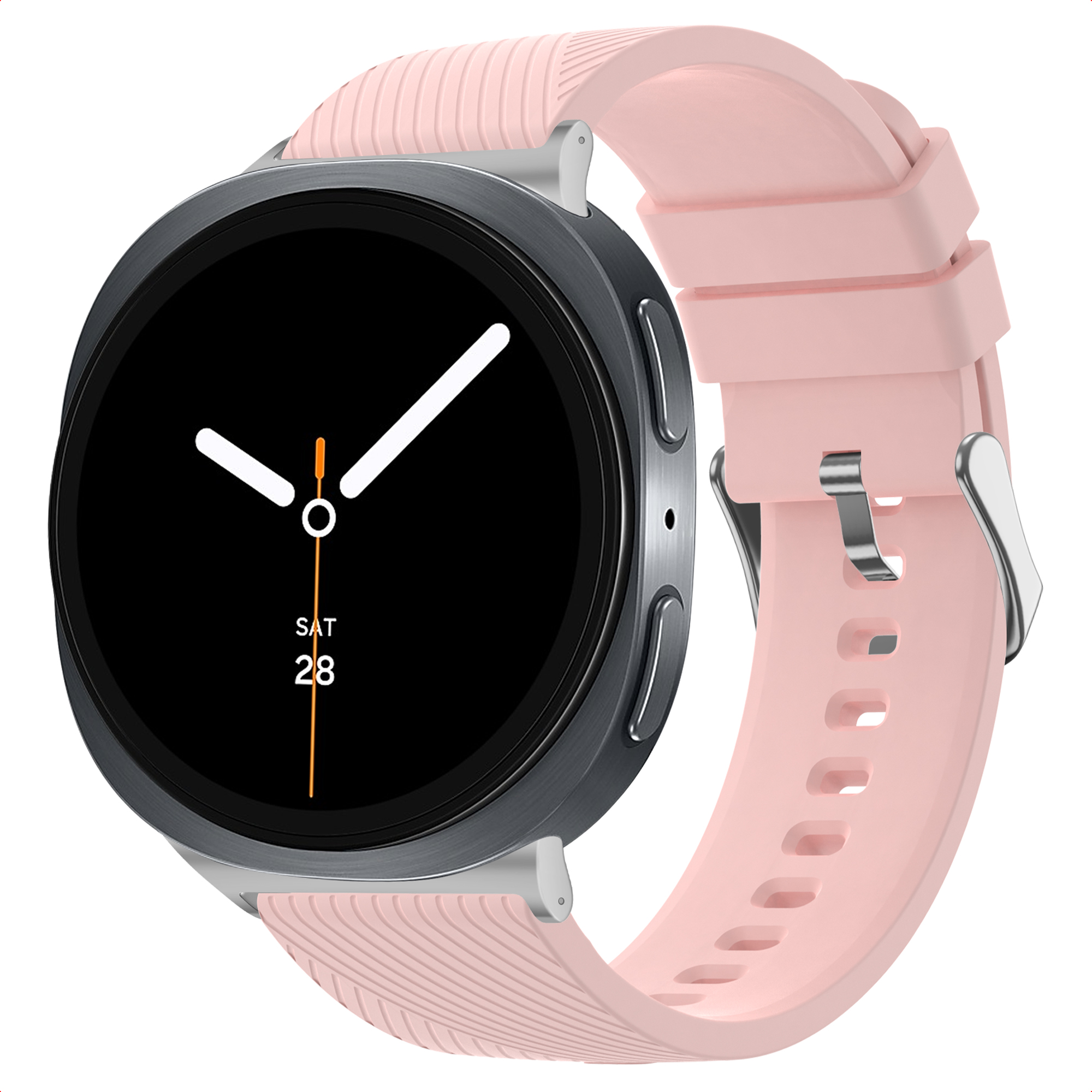 imoshion Flexibles Silikonarmband für Samsung Galaxy Watch 9 (40/44mm) / Watch 8 (40/44mm) / Classic (46mm) - Rosa