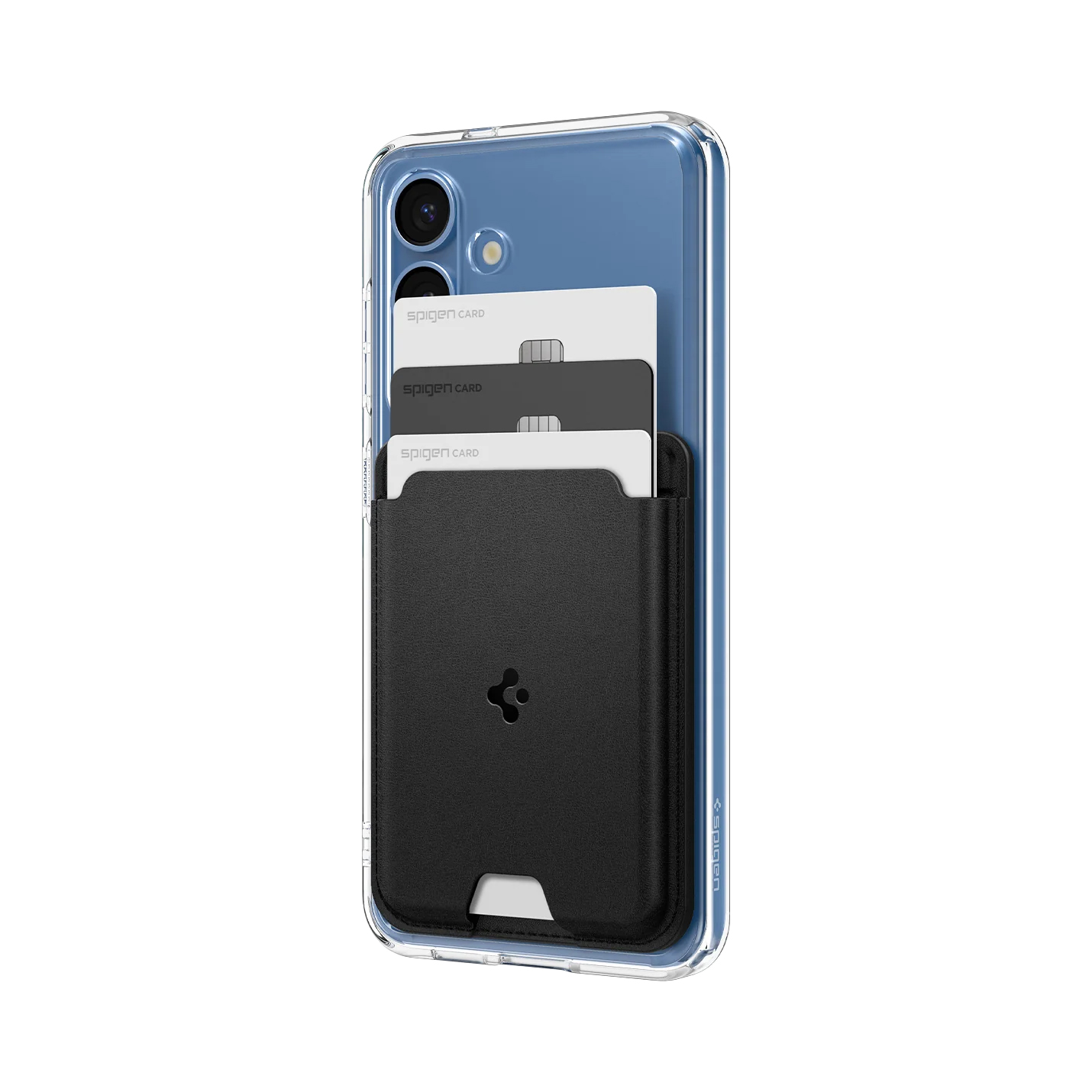 Spigen Magnetischer Kartenhalter Valentinus für Samsung Magnetic Case - 3 Karten - Black