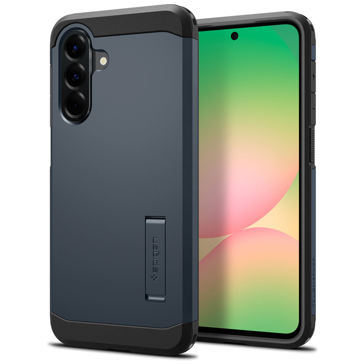 Spigen Tough Armor Backcover für das Samsung Galaxy A36 - Metal Slate