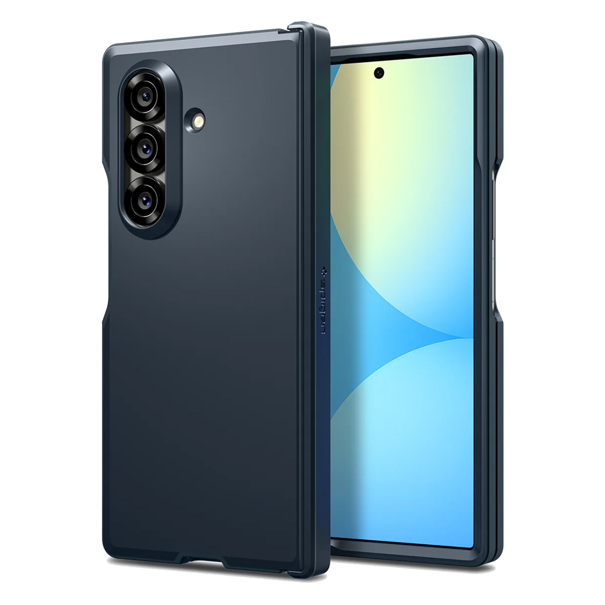 Spigen Tough Armor Pro Backcover MagFit für das Samsung Galaxy Z Fold 7 - Metal Slate