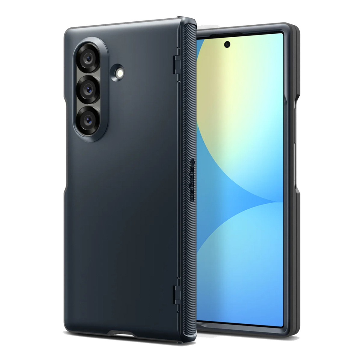 Spigen Slim Armor Pro MagFit Backcover für das Samsung Galaxy Z Fold 7 - Metal Slate