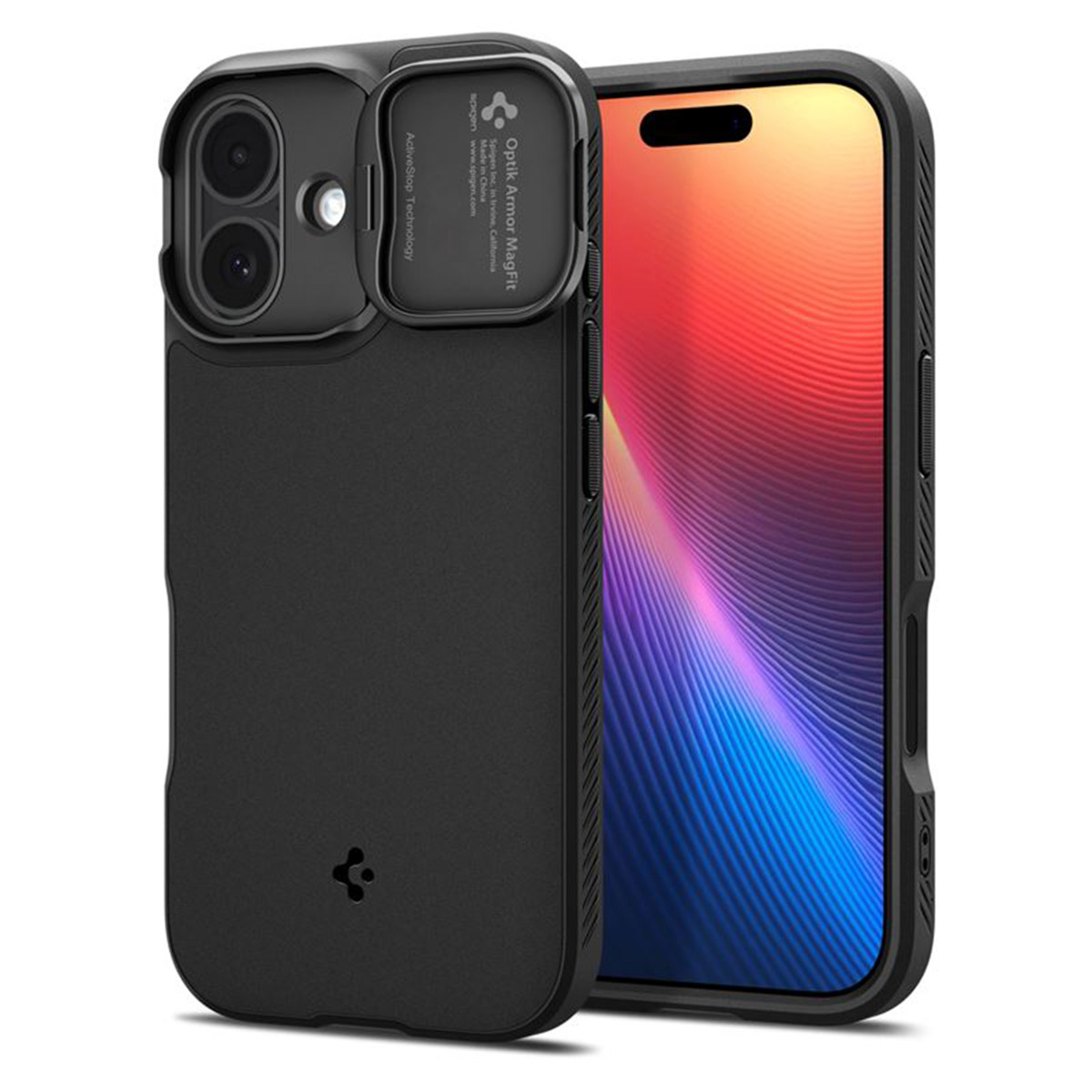 Spigen Optik Armor MagSafe für das Apple iPhone 17 - Black
