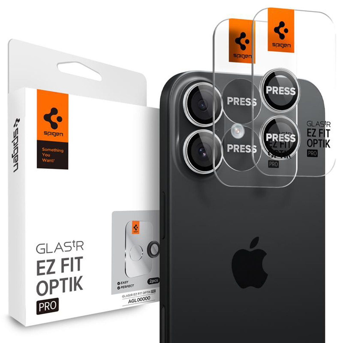 Spigen Grau Schutzfolie Für Die Rückkamera Glastr Ez Fit Optik Pro Für Apple Iphone 17 / 16 Plus / 16, Gehärtetes Glas, Set Mit 2 Stück, Silberfarben - Image 5