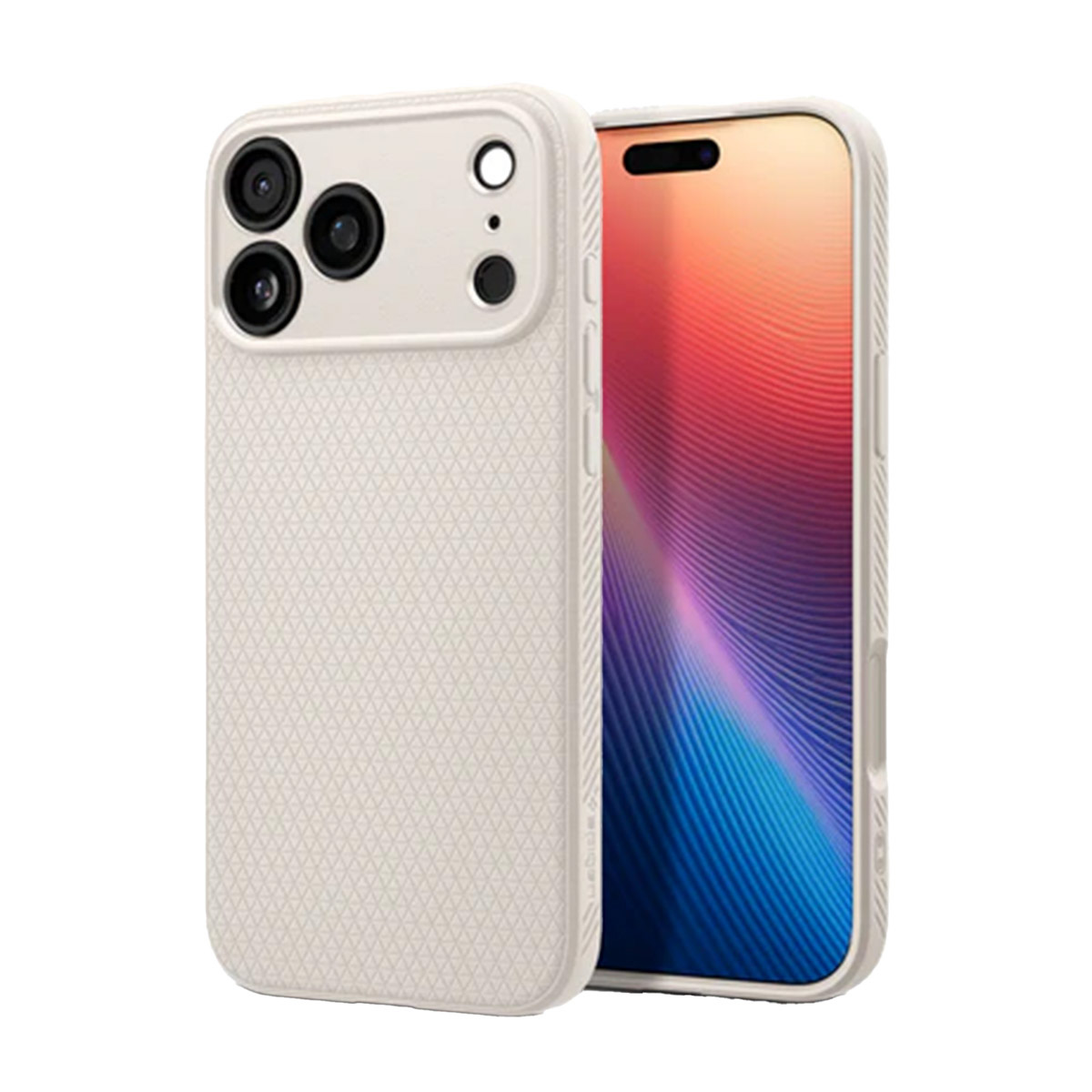 Spigen Liquid Air™ Backcover für das Apple iPhone 17 Pro Max - Natural Titanium