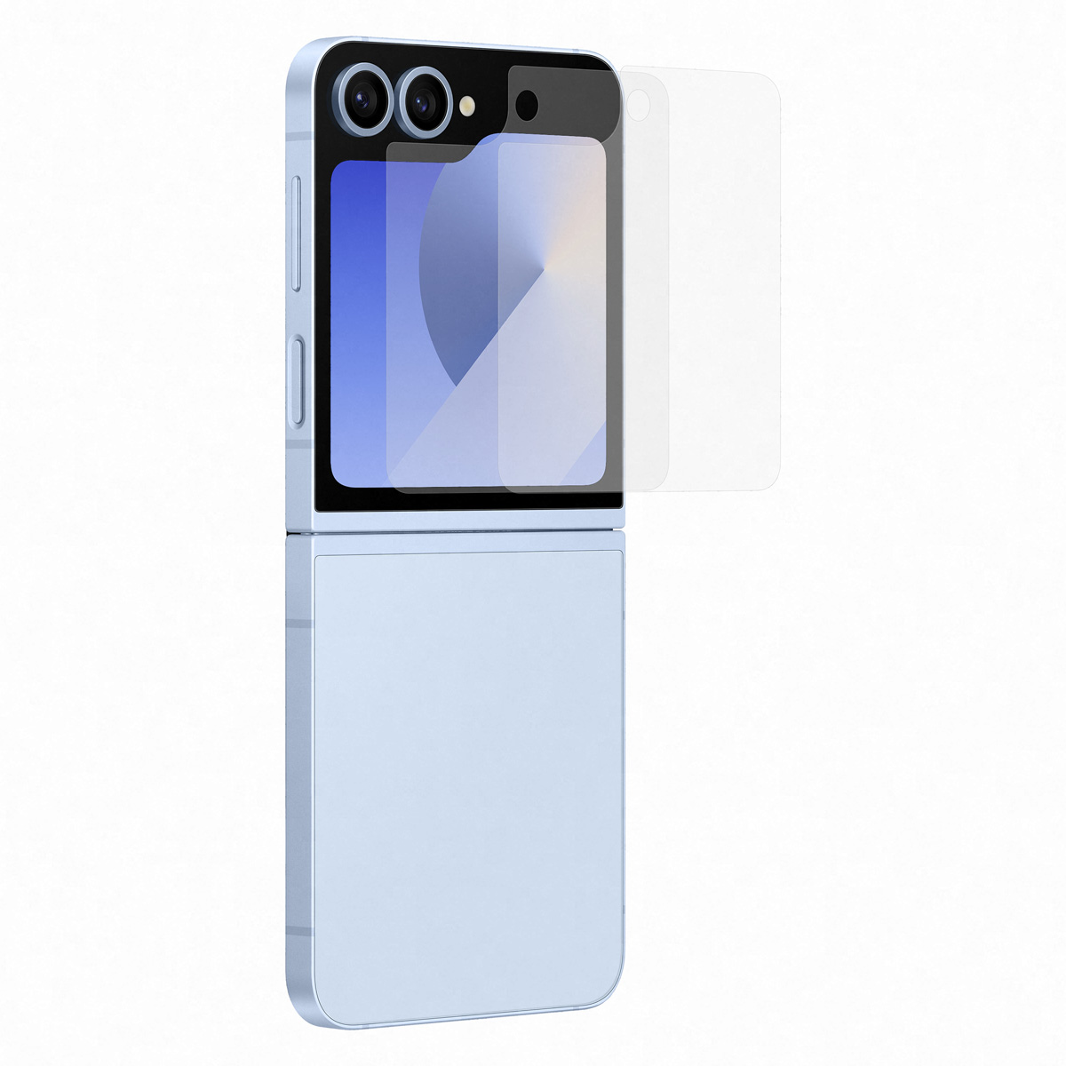 Samsung Displayschutzfolie für Galaxy Z Flip6 - Klar - Kratzfest, Stoßfest, Anti-Reflexion - Image 3