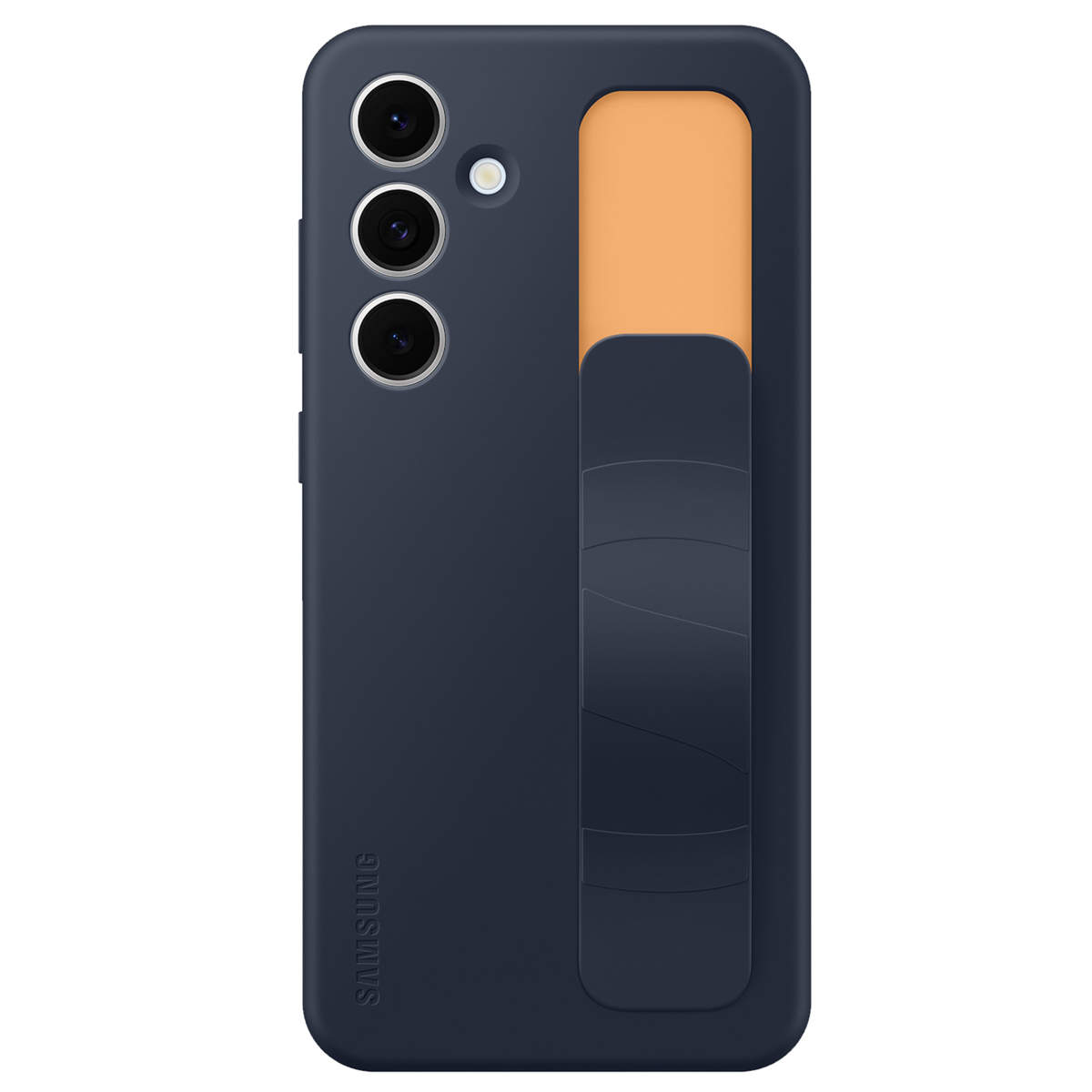 Original Standing Grip Backcover für das Samsung Galaxy S24 FE - Black & Blue