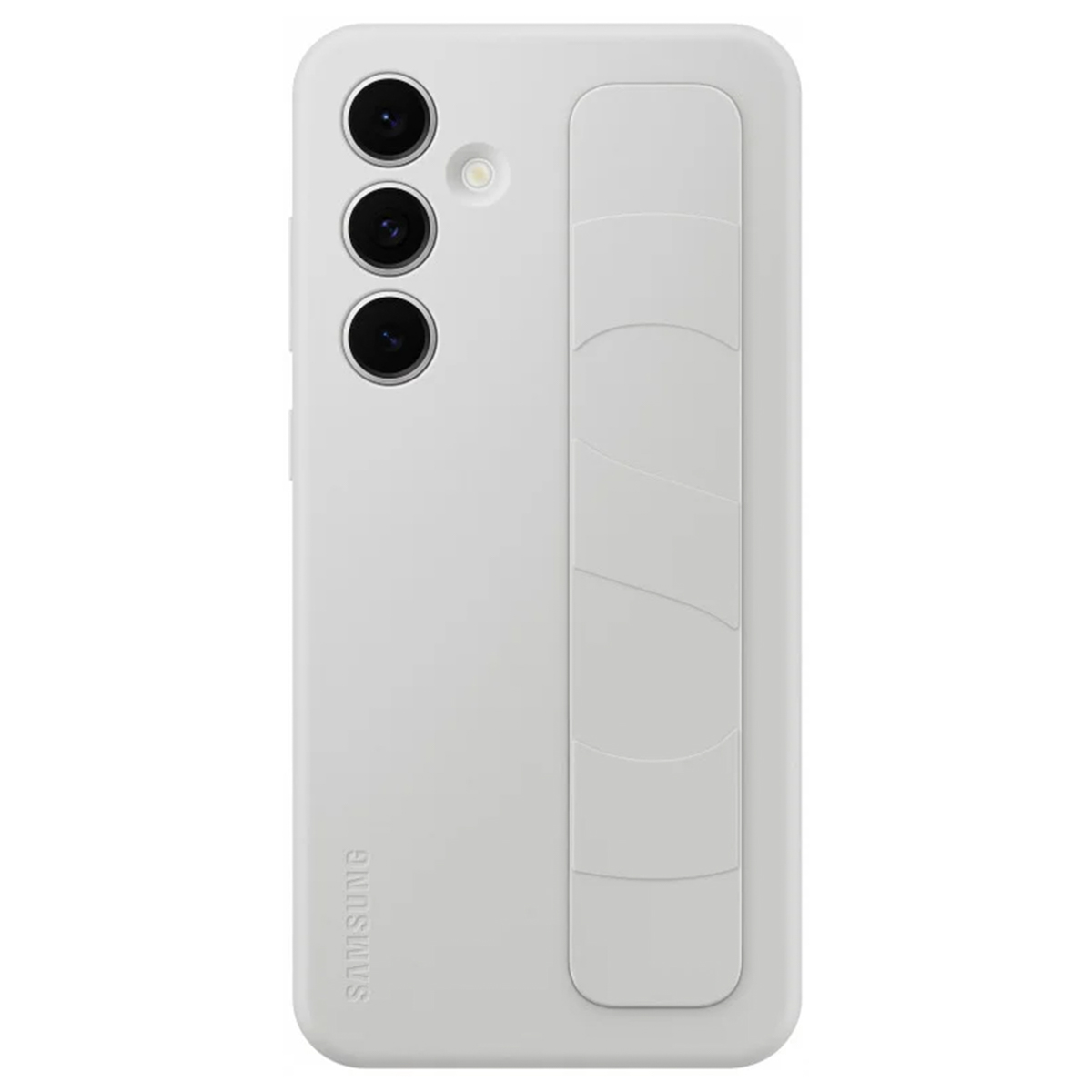 Original Standing Grip Backcover für das Samsung Galaxy S24 FE - Grau