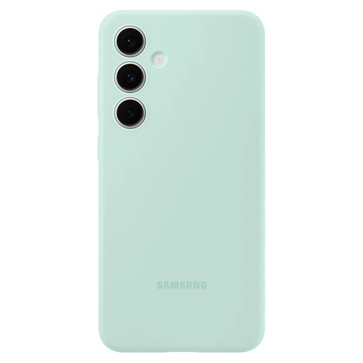 Original Silikon Cover für das Samsung Galaxy S24 FE - Mint