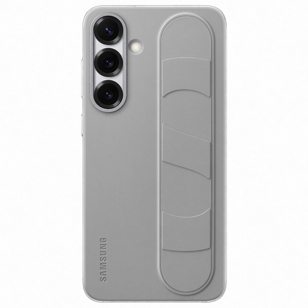 Original Standing Grip Backcover für das Samsung Galaxy S25 Plus - Grau