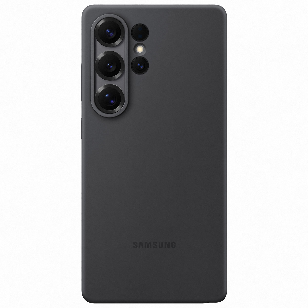 Original Silikon Cover für das Samsung Galaxy S25 Ultra - Schwarz