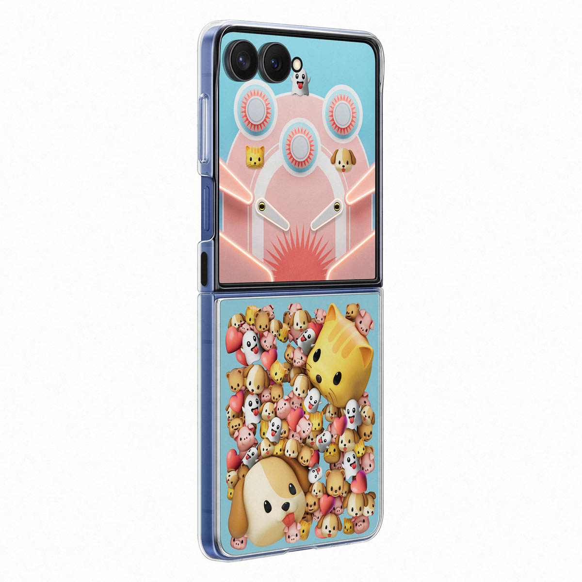Original FlipSuit Case für das Samsung Galaxy Z Flip 7 - Transparent