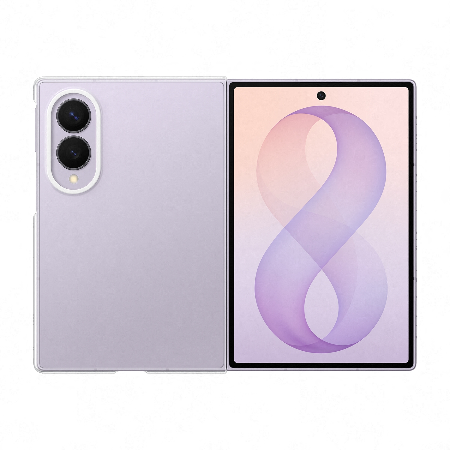 Original Clear Case für das Samsung Galaxy Z Fold 8 - Transparent