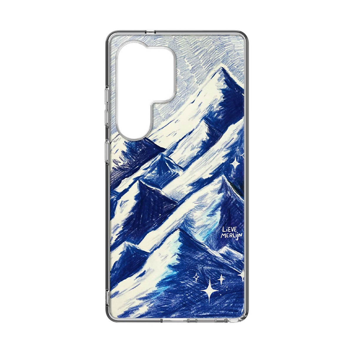 Hybrid Case für das Samsung Galaxy S25 Ultra - Lieve Merlijn / Mountain