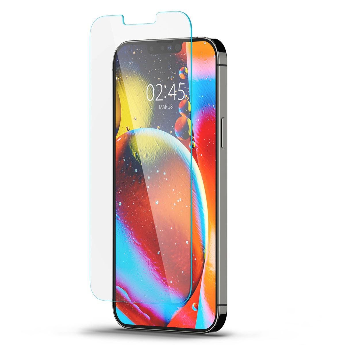 Spigen Glas.TR iPhone 13/13 Pro szkło hartowane płaskie AGL03391 (1 Stk., Apple iPhone 13, Apple iPhone 13 Pro, Apple iPhone 14, Apple iPhone 16e, Apple iPhone 17e), Smartphone Schutzfolie, Transparent - Image 4