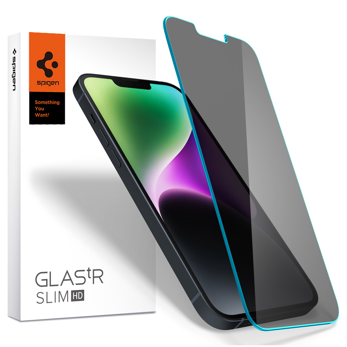 Spigen EZ Fit GLAS.tR Privacy Glass Displayschutz - 1 Pack für das Apple iPhone 17e / 16e / 14 / 13 / 13 Pro