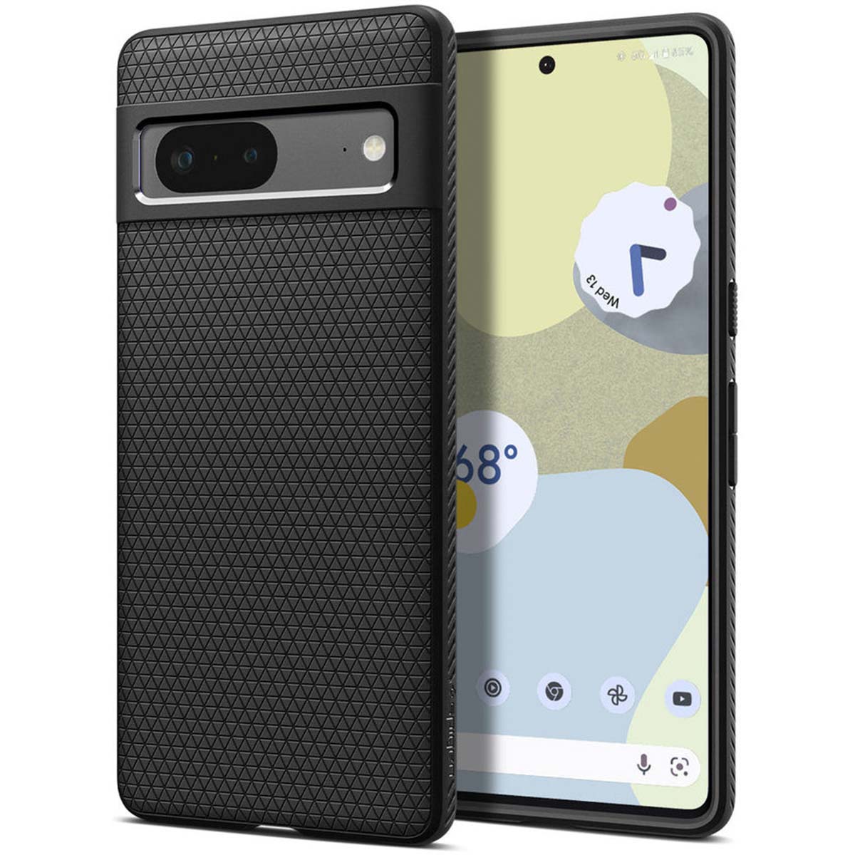 Spigen Liquid Air™ Backcover für das Google Pixel 7 - Schwarz