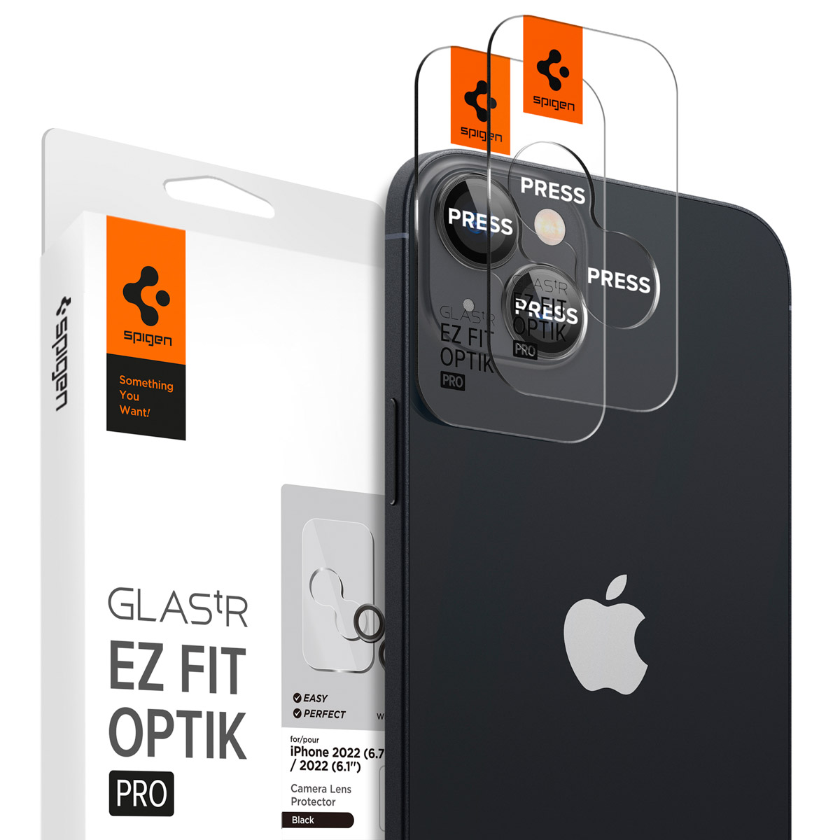 Spigen Schwarz Schutzfolie Für Die Rückkamera Glastr Ez Fit Optik Pro Für Apple Iphone 15 Plus / 15, Gehärtetes Glas, Set Mit 2 Stück, Agl05213 - Image 4
