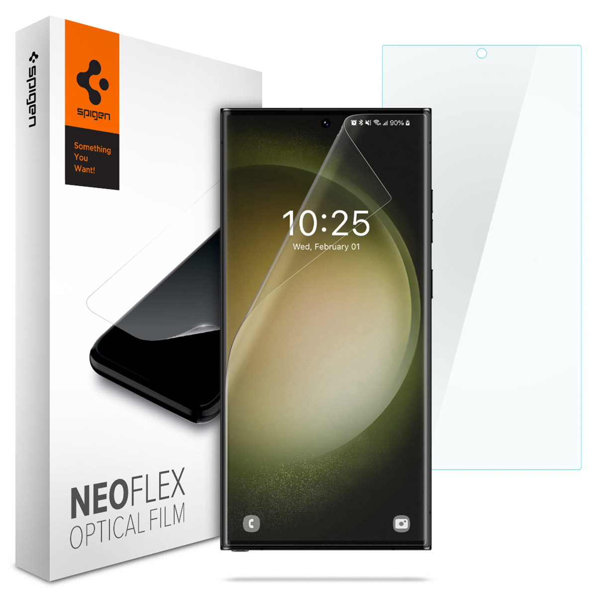 Spigen Neo Flex HD Case Friendly Screenprotektor für das Samsung Galaxy S23 Ultra - Image 1