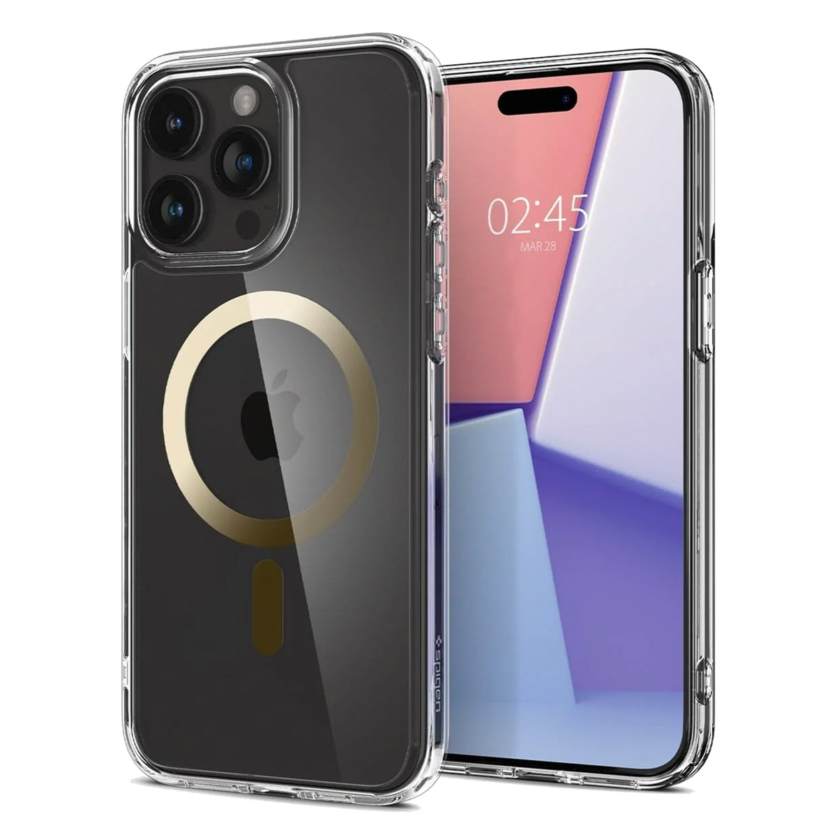Spigen Ultra Hybrid Backcover MagSafe für das Apple iPhone 15 Pro Max - Gold