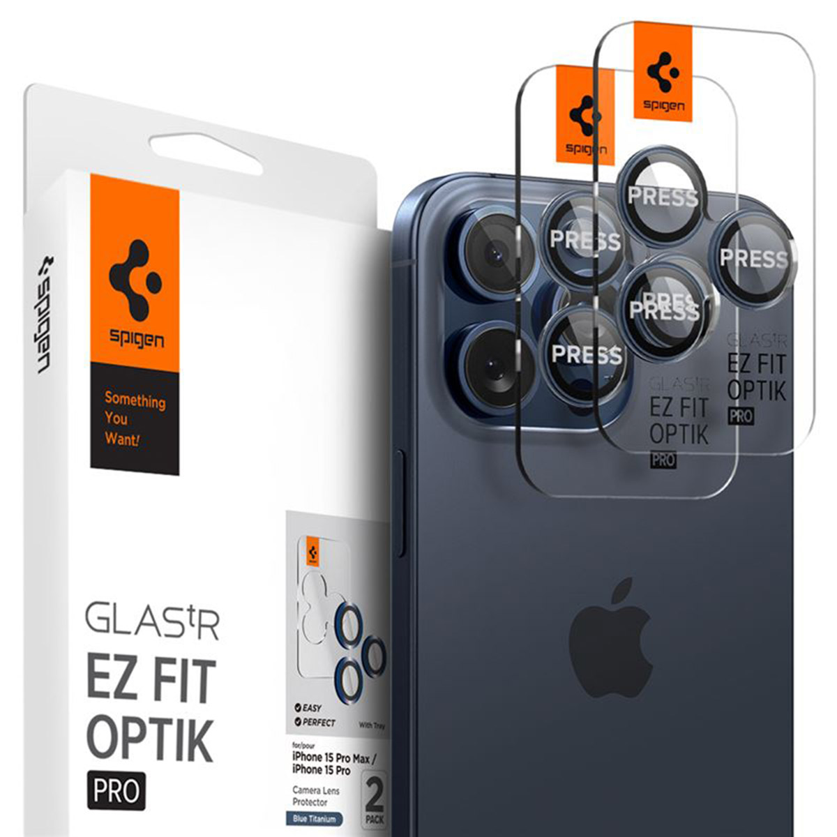 Spigen Kameraobjektiv Displayschutz [Glastr Ez Fit Optik Pro] Für Iphone 17 Pro Max | 17 Pro | 15 Pro Max | 15 Pro 8809971220552 - Image 3