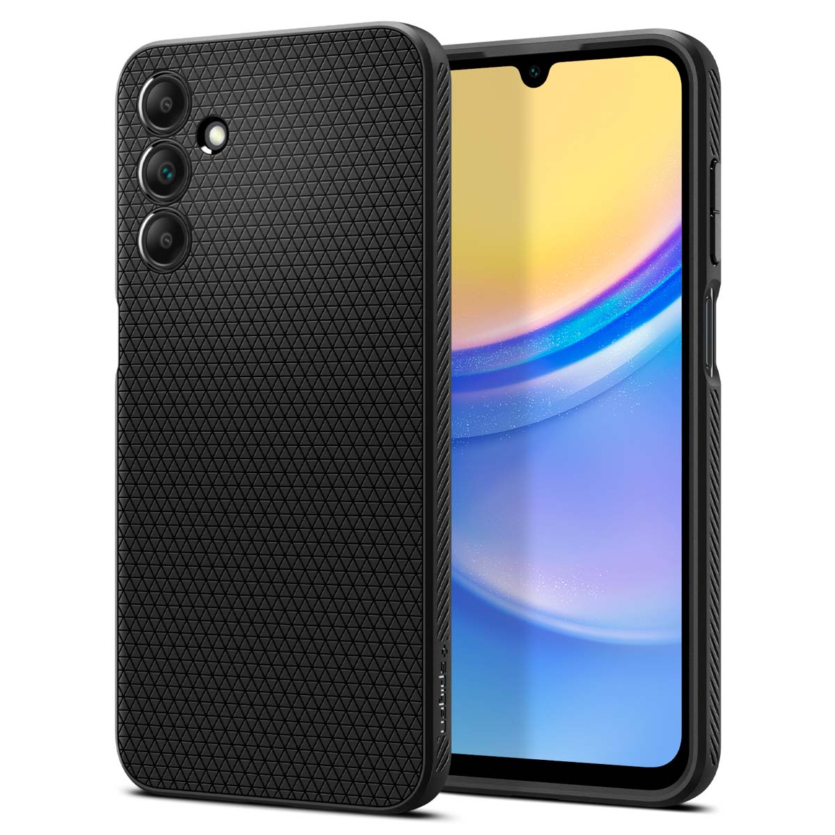 Spigen Liquid Air™ Backcover für das Samsung Galaxy A15 (5G/4G) - Matte Black