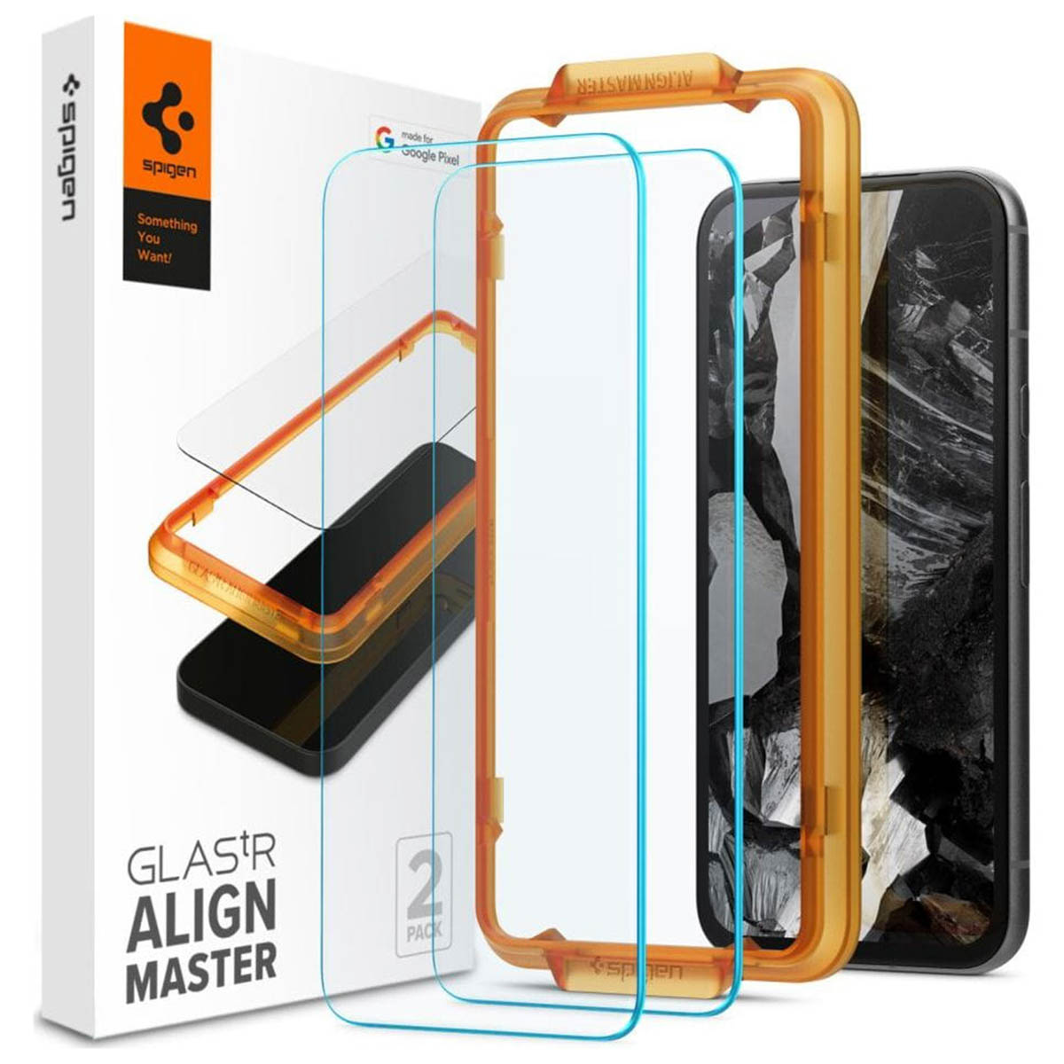 Spigen AlignMaster Full Screen Protector für das Google Pixel 8a