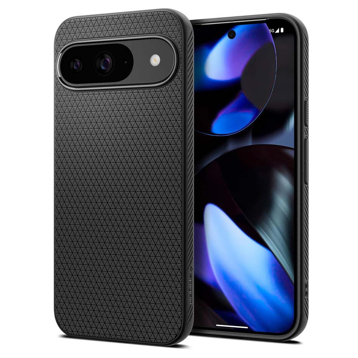 Spigen Liquid Air™ Backcover für das Google Pixel 9 / 9 Pro - Schwarz