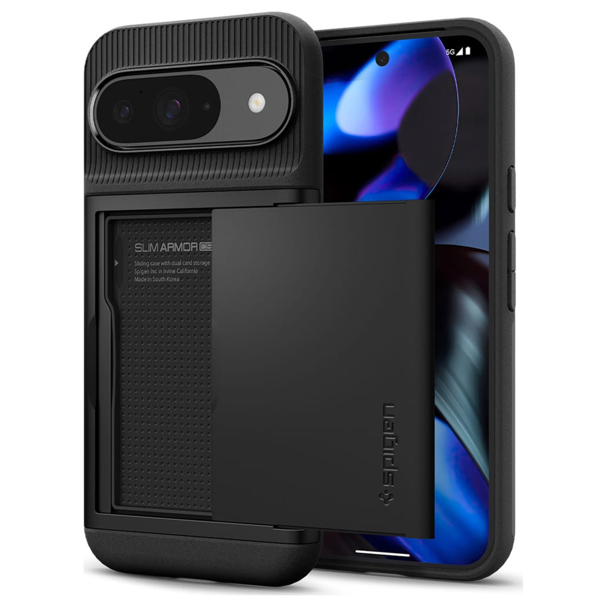 Spigen Slim Armor CS Case für das Google Pixel 9 / 9 Pro - Schwarz