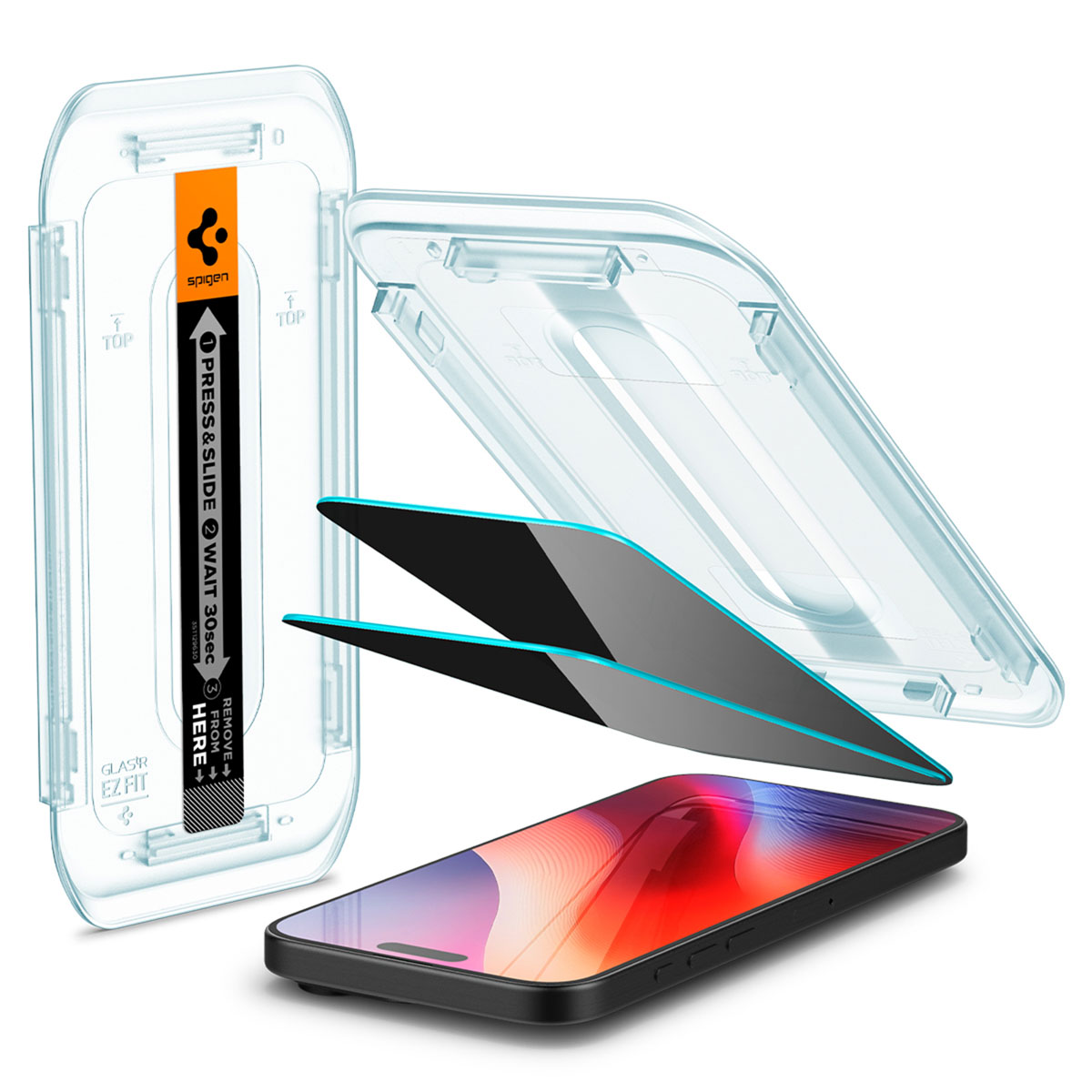Spigen EZ Fit (2 Stk., Apple iPhone 16 Pro Max), Smartphone Schutzfolie, Transparent - Image 5