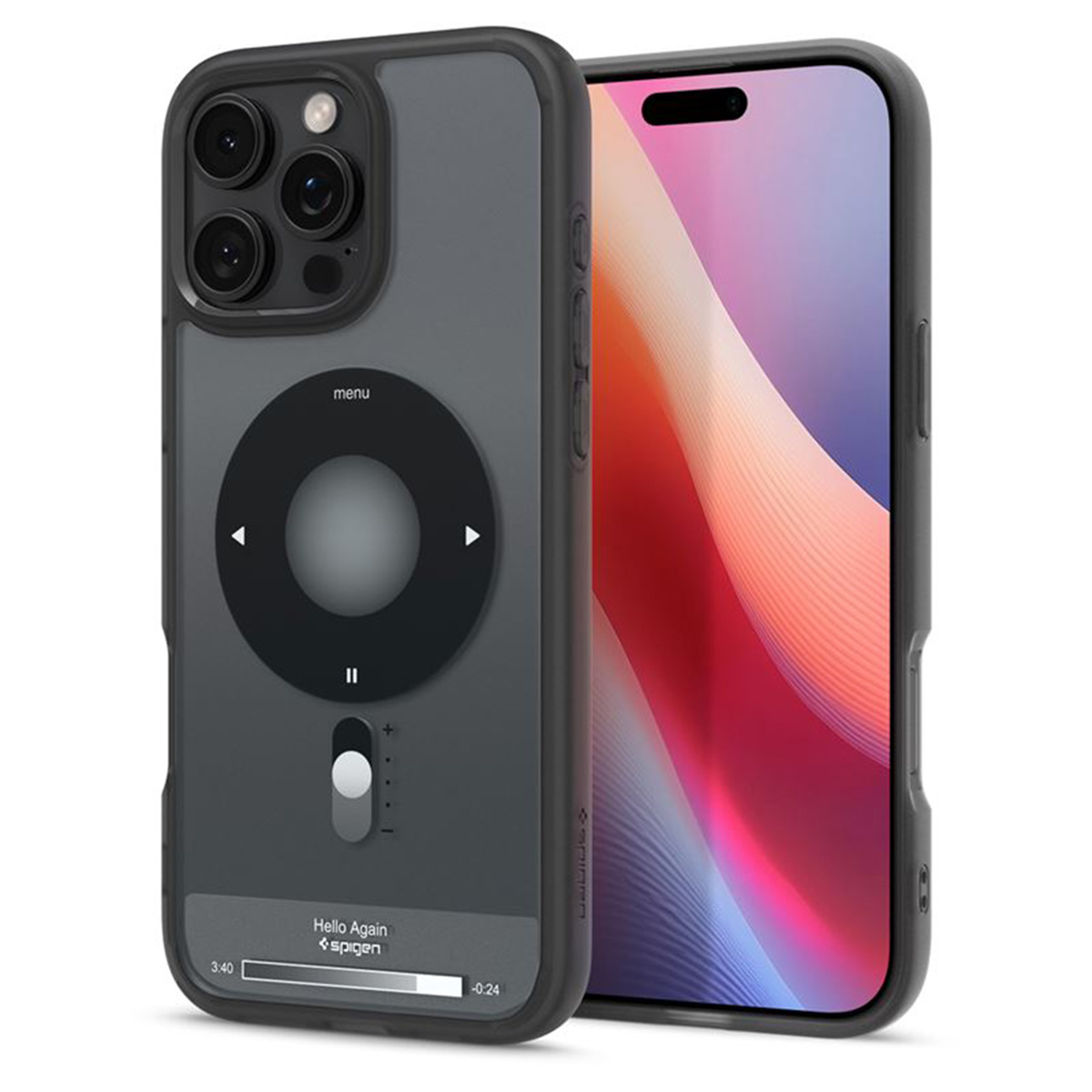 Spigen Ultra Hybrid Backcover MagSafe für das Apple iPhone 16 Pro - Black