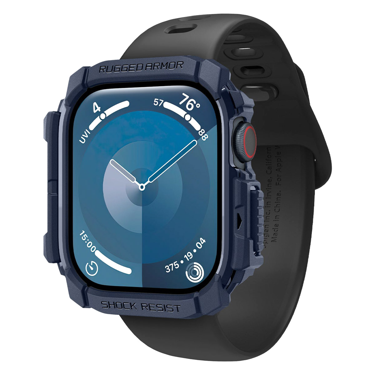 Spigen Rugged Armor™ Case für das Apple Watch 10 / 11 - 42 mm - Navy Blue