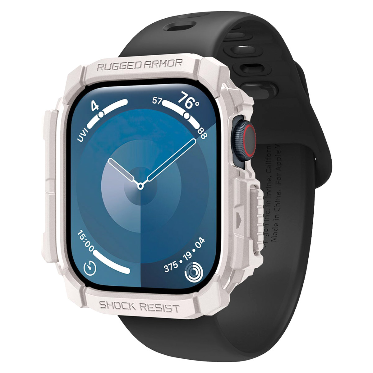 Spigen Rugged Armor™ Case für das Apple Watch 10 / 11 - 42 mm - Beige