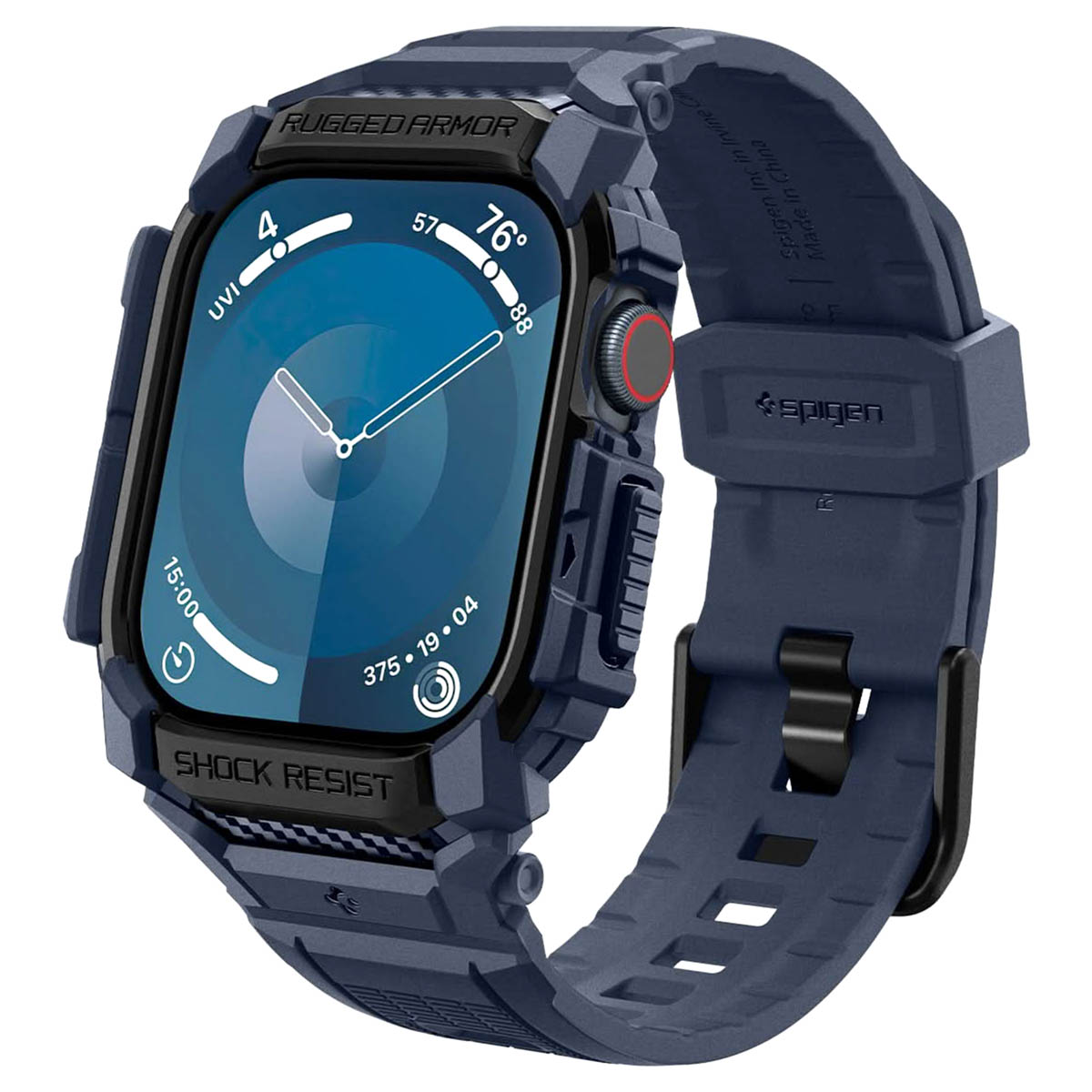 Spigen Rugged Armor™ Pro Hülle für Apple Watch 10 - 42 mm - Navy Blue