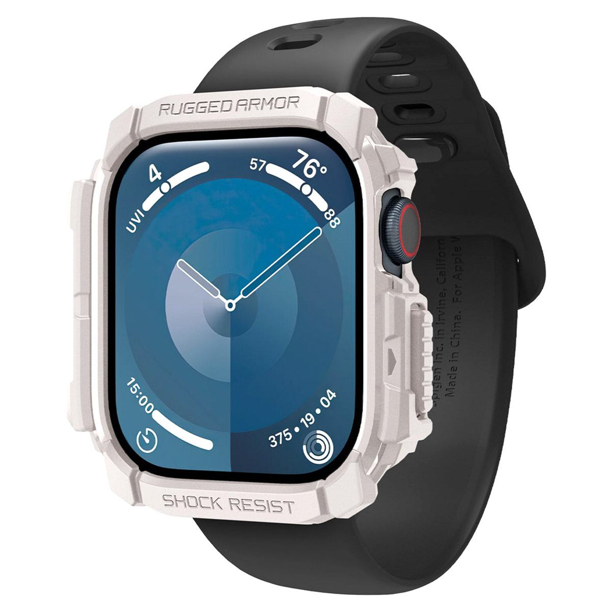 Spigen Rugged Armor™ Case für das Apple Watch 10 / 11 - 46 mm - Beige